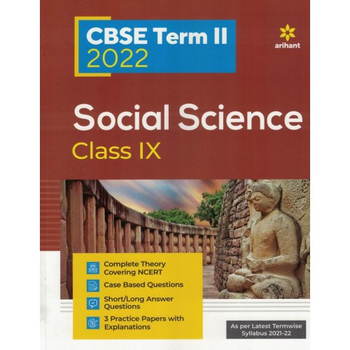 ARIHANT  CBSE TERM 2 2022 SOCIAL SCIENCE CLASS 9 
