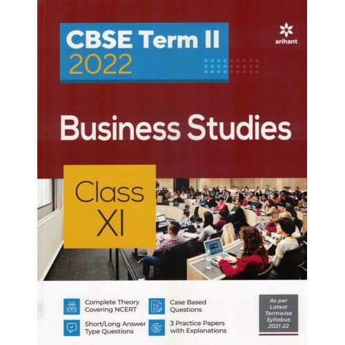 ARIHANT CBSE TERM 2 2022  BUSINESS STUDIES CLASS 11 KS01668 