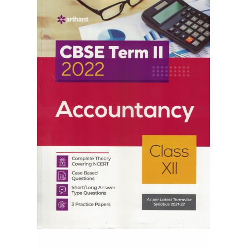 ARIHANT CBSE TERM 2 2022 ACCOUNTANCY  CLASS 12 KS01678 