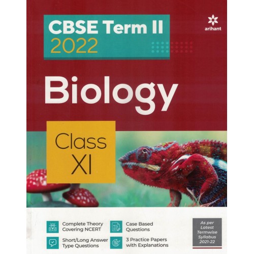 ARIHANT CBSE TERM 2 2022 BIOLOGY CLASS 11 KS01671 