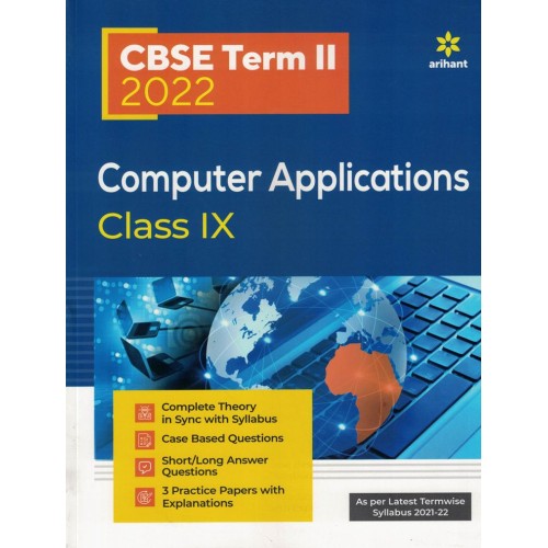 ARIHANT CBSE TERM 2 2022 COMPUTER APPLICATIONS CLASS 9 KS01654 