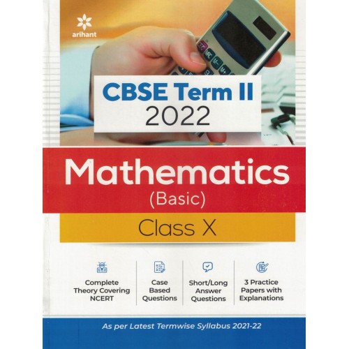 ARIHANT CBSE TERM 2 2022 MATHEMATICS BASIC CLASS 10 KS01666 