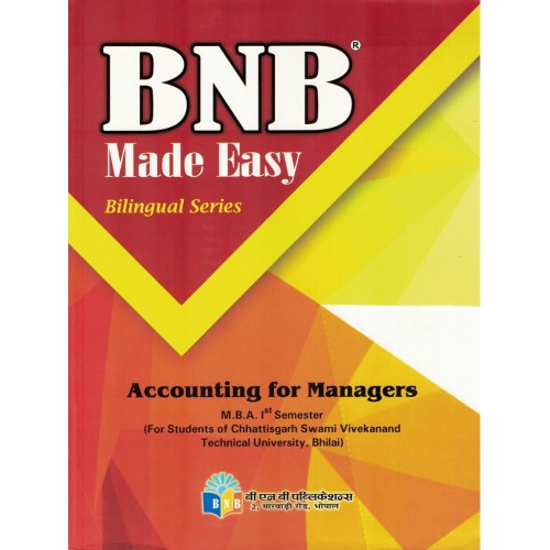 BNB Accounting For Managers MBA 1sem. KS01008 