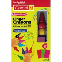 Camel Finger Crayons 10 Shades (Pack of 1)  KS01386