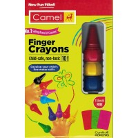 Camel Finger Crayons 10 Shades
