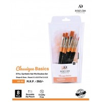 Classogue Basics Snthetic Hair Mix Brushes (Set of 8 Brushes) KS01439