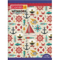 Note book camlin 180 Page  A4  Crown Four Line Size 24 x 18 KS00144B ( Pack of 6 Notebooks)