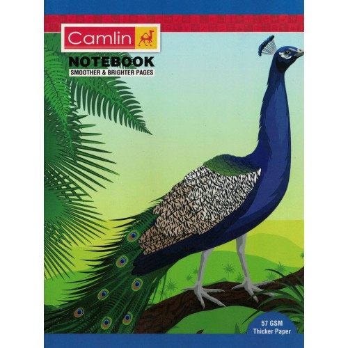 Note book camlin 180 Page  A4  Crown Medium Square Line Size 24 x 18 KS00144C  (Pack of 6 Notebooks)