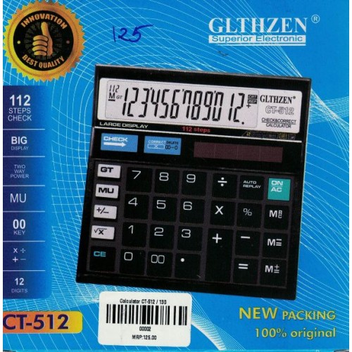 GLTHZEN CT512 CALCULATOR KS01313