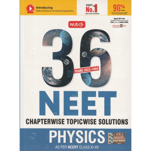 MTG 36 YEAR NEET CHAPTERWISE TOPICWISE SOLUTIONS PHYSICS CLASS 11 TO 12 