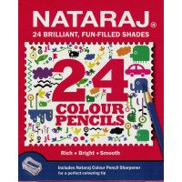 Nataraj 24 Colour Pencils (Pack of 1) KS01385