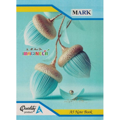 Notebook Mark A5 Four Line Page144 Size 22.5X16 KS00103  (Pack of 6 Notebook)
