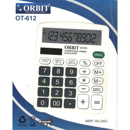 ORBIT OT-612 TRUST AND ACCURACY CULCULATOR KS01311