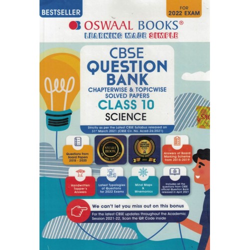 Oswaal CBSE Question Bank Science Class 10 KS01216