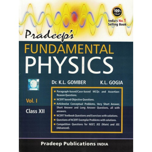Pradeep Fandamental Physics Class  12th Vol 1 & Vol 2 KS01208 (Session 2021-22) 