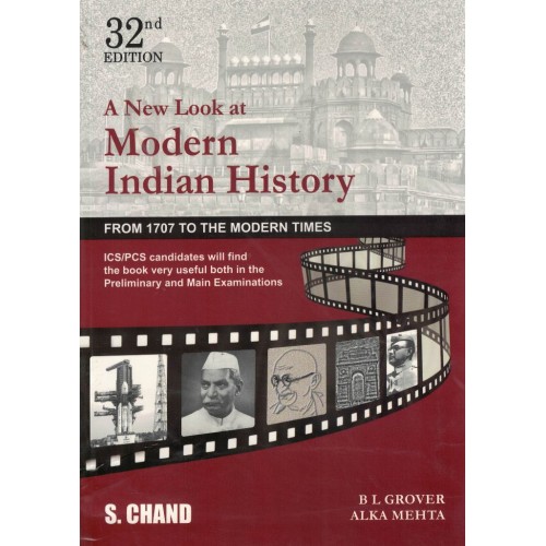 S CHAND A NEW LOOK AT MODERN INDIAN HISTORY ALKA MAHENNDER MEHTA B L GROVER KS01594