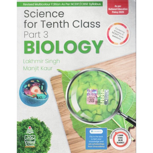 S CHAND SCIENCE FOR TENTH CLASS PART 3 BIOLOGY 2023