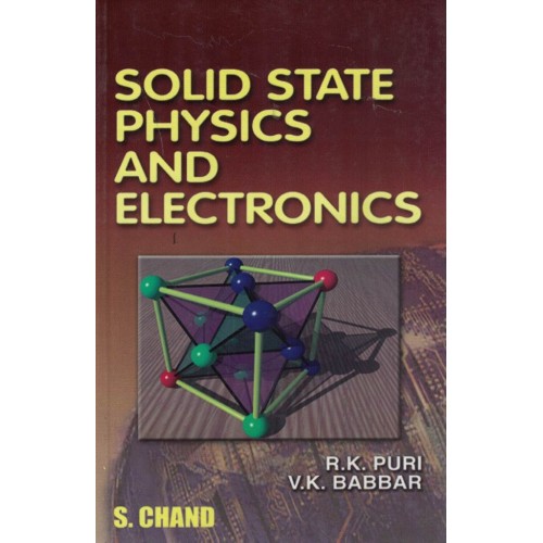 S CHAND SOLID STATE PHYSICS AND ELECTRONICS V K BABBAR KS01539  