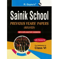 Sainik School Previous Years Papers Class 6th English Medium KS00999