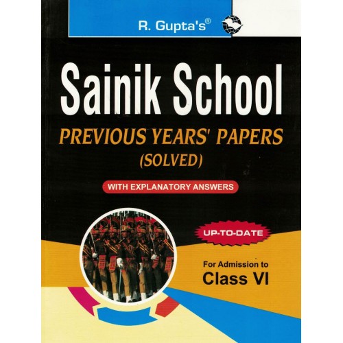Sainik School Previous Years Papers Class 6th English Medium KS00999