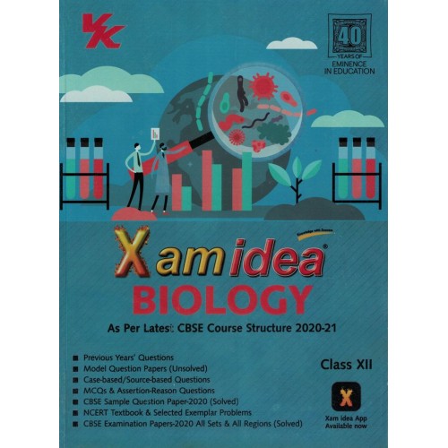 VK Xamidea Biology As Per Latest CBSE Course Struture 2020 21 Class 12th KS00807